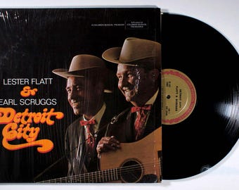 Flatt and Scruggs - Detroit City (1969) Vinyl LP - Lester & Earl, Bluegrass