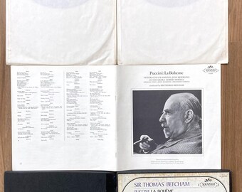 Sir Thomas Beecham - Puccini: La Boheme (1966) 2-LP Vinyl Box Set, Merrill