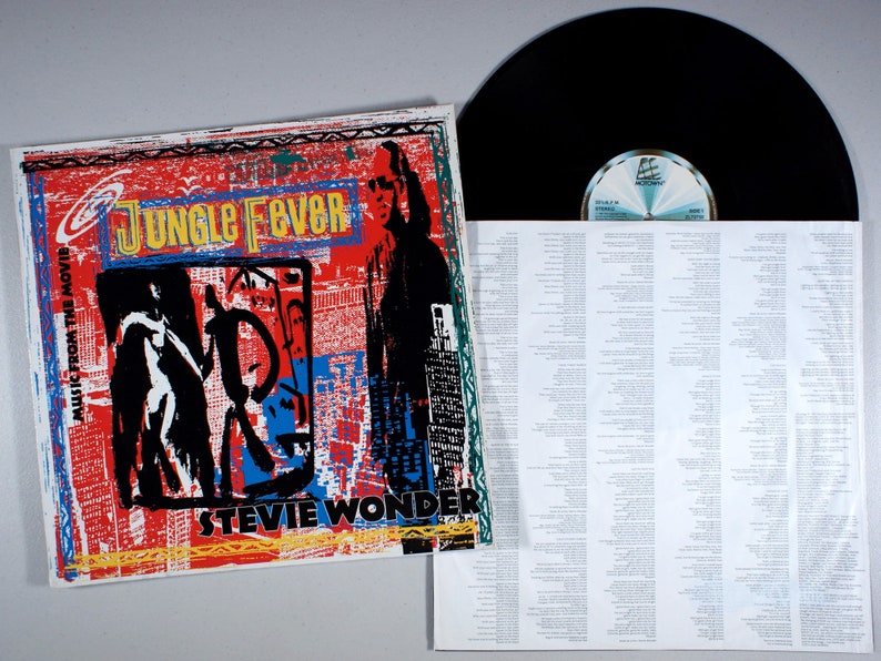 Stevie Wonder Jungle Fever 1991 Vinyl LP IMPORT Etsy