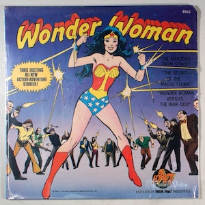 Wonder Woman - Three Exciting Stories (1976) [SEALED] Vinyl LP - DC Comics
