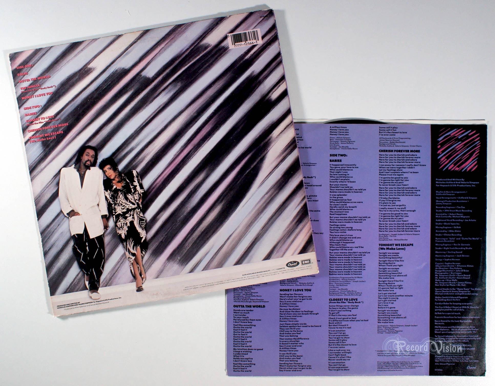 Ashford and Simpson - Solid (1984) Vinyl LP - Outta the World, Pop