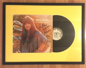 LP Layered Display Wall Frame: 12&quot; Record Cover, Vinyl - Black Wood w/mat choice