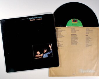 Graham Nash - David Crosby (1972) Vinyl LP - Self-titled, Jerry Garcia, CSN