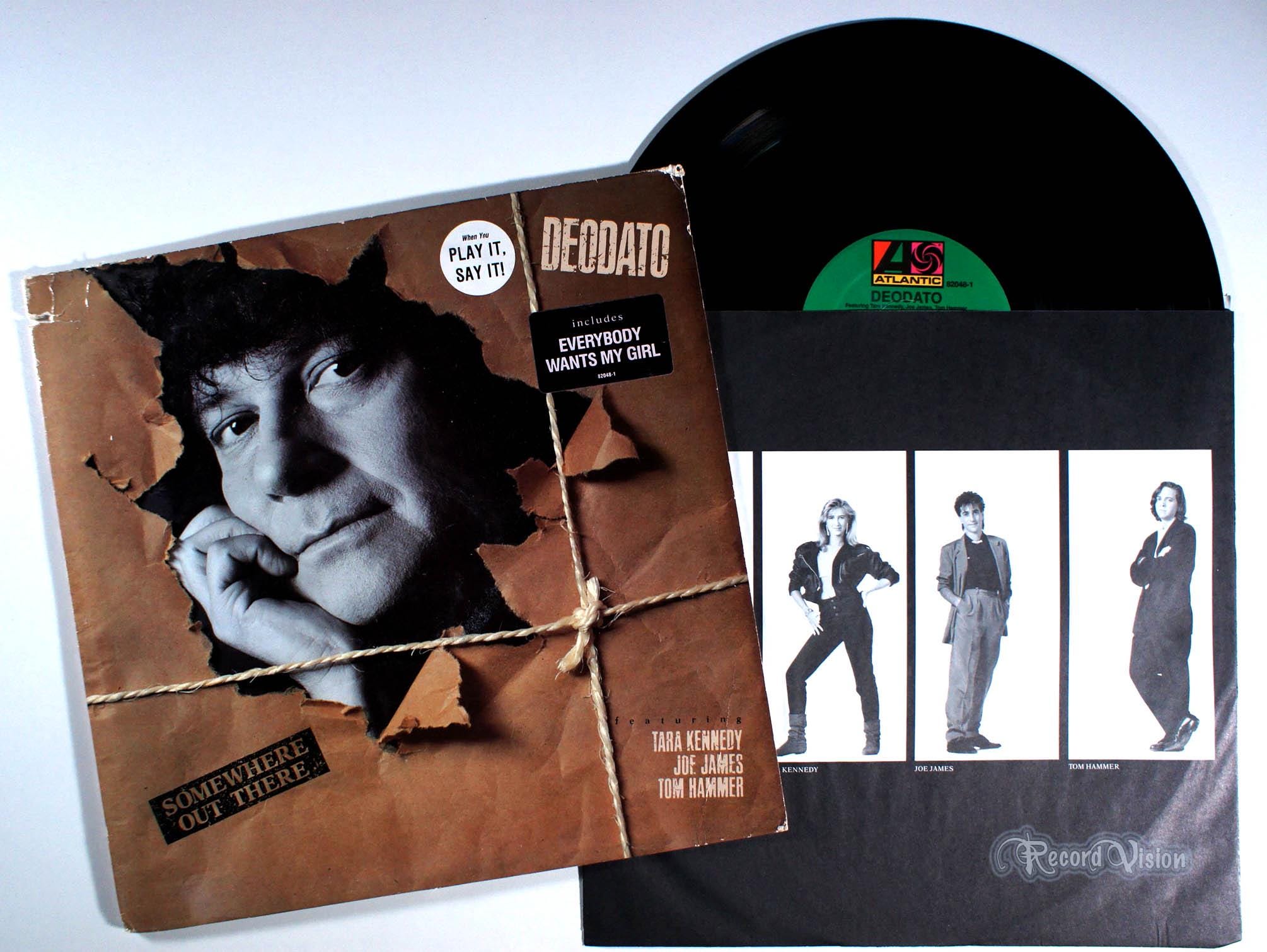 Deodato - Somewhere Out There (1989) Vinyl LP - PROMO - Tom Hammer, Joe James