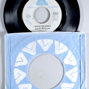 Barry Manilow - I Write the Songs (7" Single) (1975) Vinyl 45 - Bruce Johnston