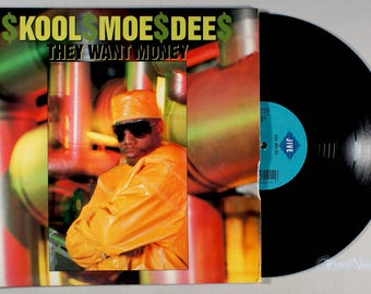 Kool Moe Dee - They Want Money (1989) Vinyle 30,4 cm single - Le savoir est roi