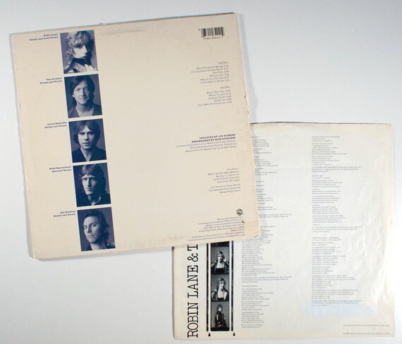 Robin Lane - and the Chartbusters (1980) Vinyl LP - Self Titled
