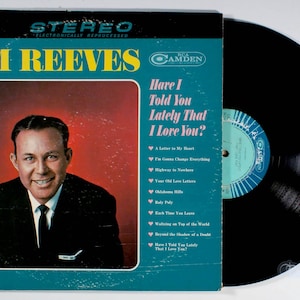 Jim Reeves - ¿Te he dicho últimamente que te amo? (1964) Vinilo LP - Reproducción calificada