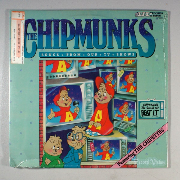 Chipmunks - Songs From Our TV Shows (1984) [SEALED] Vinyl LP Soundtrack