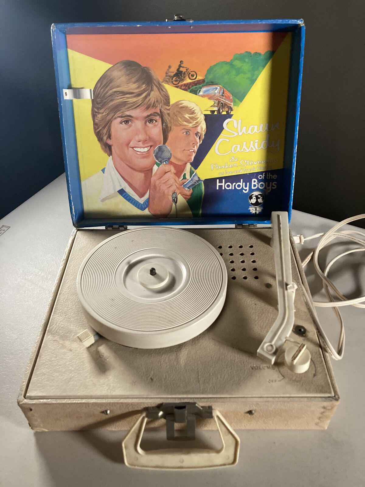 Vintage Shaun Cassidy THE HARDY BOYS Record Player by Vanity Fair