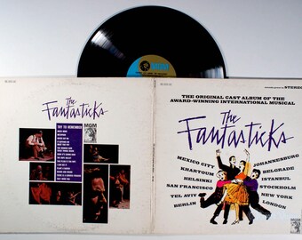 Fantasticks (1968) LP de vinilo - Banda sonora, musical, Jerry Orbach, Tom Jones
