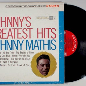 Johnny Mathis - Greatest Hits (1958) Vinyl LP - Play-graded - Best of, Johnny&#39;s