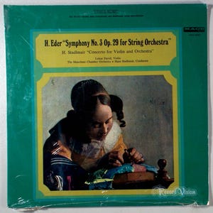 H. Eder Sinfonía n.º 3 Op. 29 para orquesta de cuerdas (1965) [SELLADO] Vinilo LP