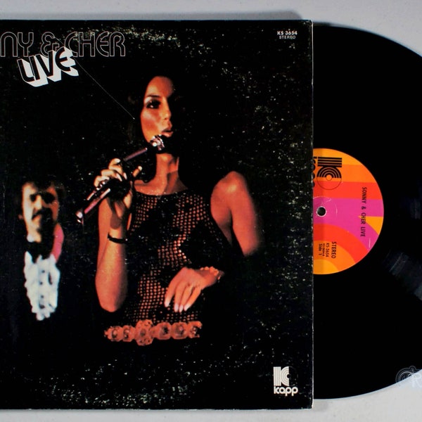 Sonny and Cher - Live (1971) Vinyl LP - The Beat Coes On & I Got You Babe