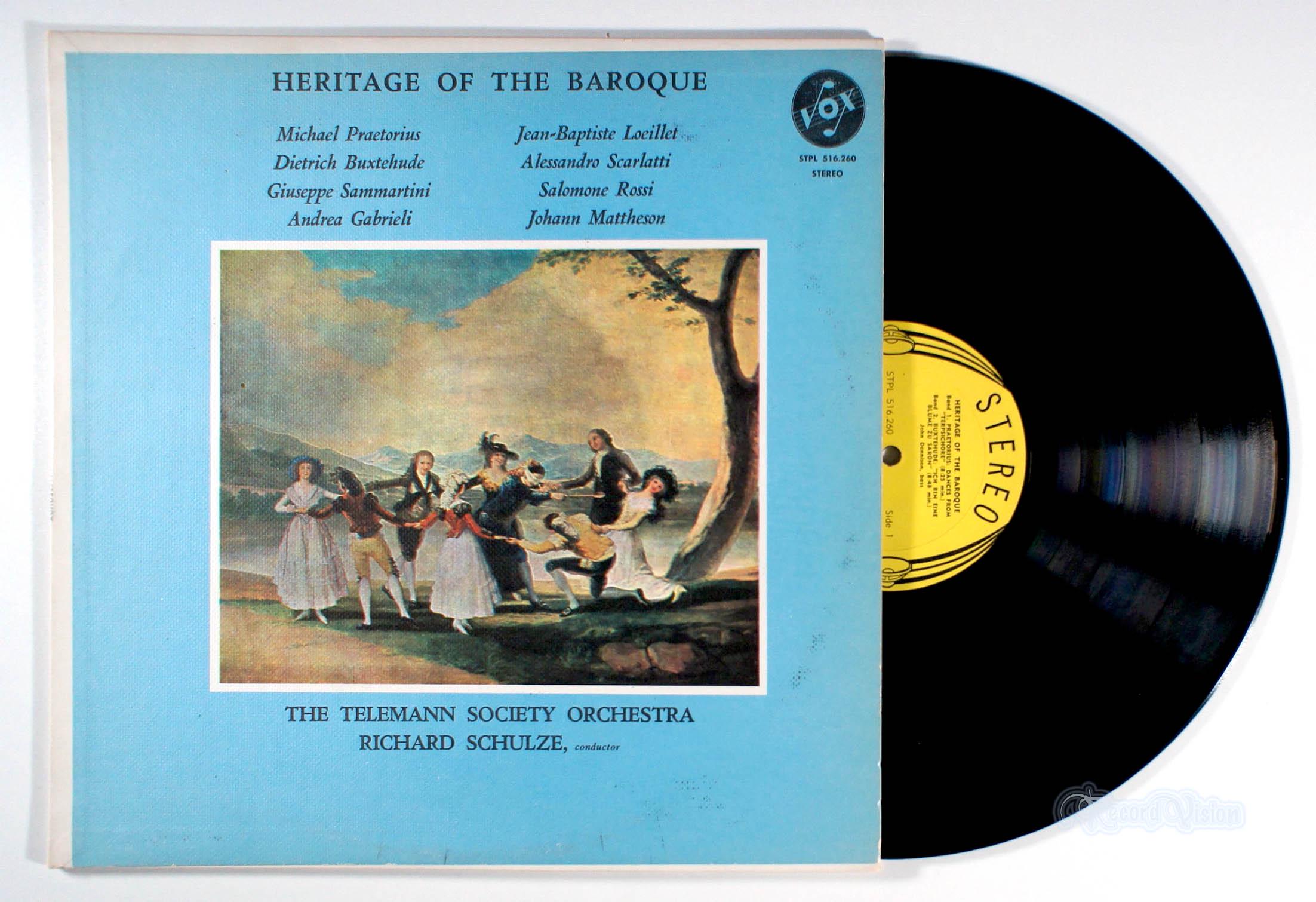 Telemann Society - Heritage of the Baroque (1962) Vinyl LP