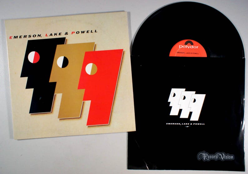 Emerson, Lake und Powell - Selbstbetitelte (1986) Vinyl LP - Keith & Greg Bild 1