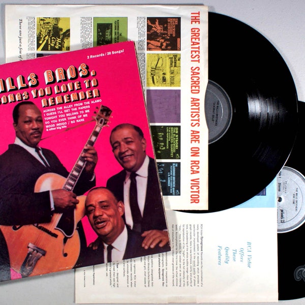 Mills Brothers - The Songs You Love to Remember (1968) Vinyl LP - Best of, Hits