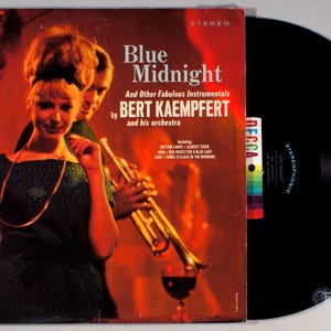 Bert Kaempfert - Blue Midnight (1964) Vinyl LP - Röda rosor för en blå dam