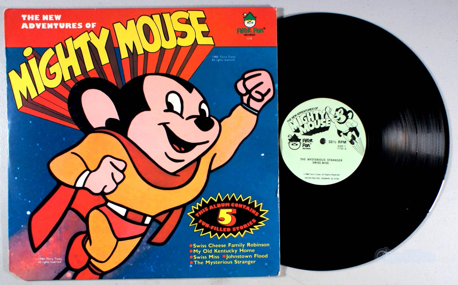 Lp Adventure Mighty Mouse - Swiss Cheese Family Robinson (1980) Vinyl LP - New ...