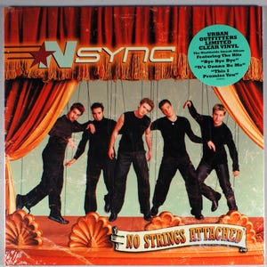 NSYNC - No Strings Attached (2000) [SEALED] 2018 Limited Clear Colored Vinyl LP