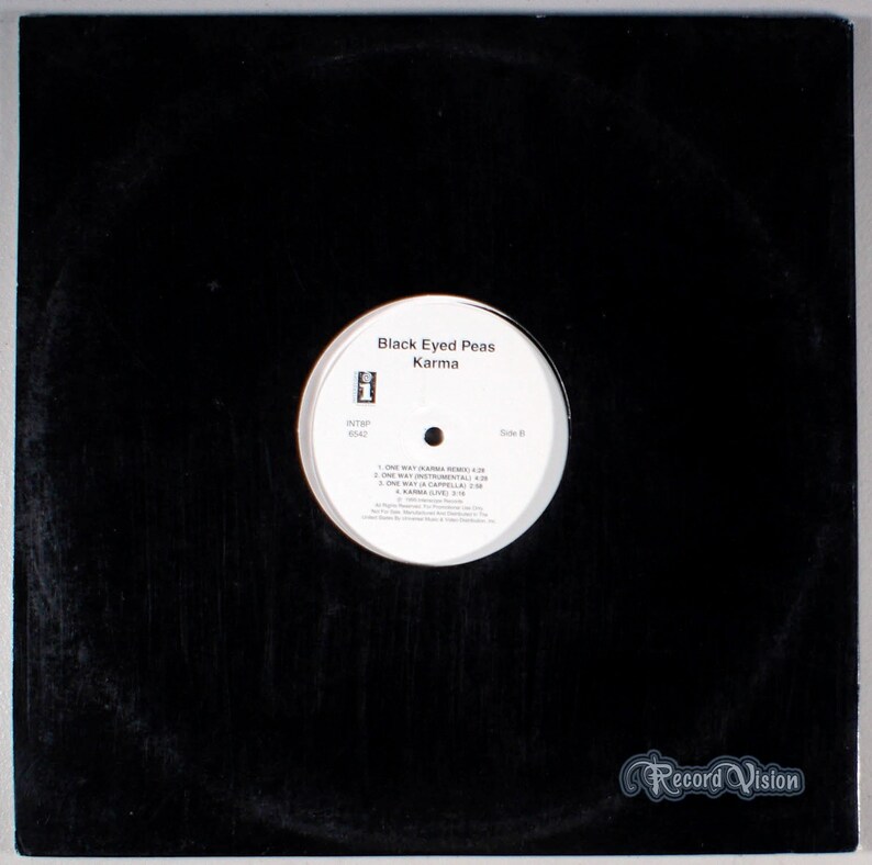 Black Eyed Peas Karma 1999 Vinyl LP PROMO Etsy