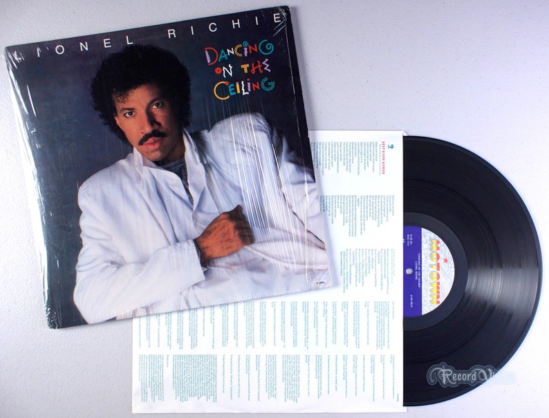 Lionel Richie Dancing On The Ceiling 1986 Vinyl Lp Say Etsy