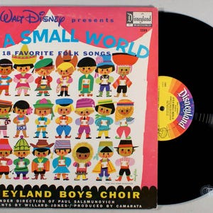 Disney - It&#39;s a Small World (Disneyland Boys Choir) (1965) Vinyl LP - Folk Songs