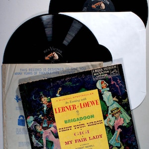 An Evening With Lerner and Loewe (1959) Vinyl LP - Brigadoon, GiGi Soundtrack