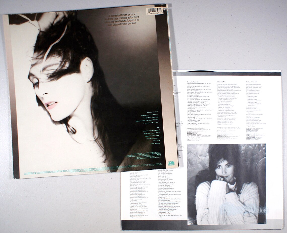 Laura Branigan Touch 1987 Vinyl LP PROMO Power of Love Etsy