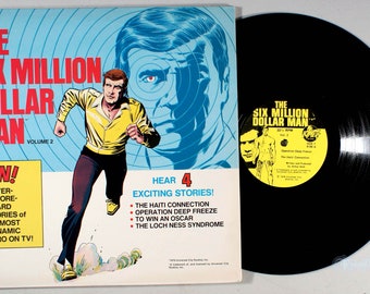 Power Records - Six Million Dollar Man, Volume 2 (1976) 33 tours vinyle - Histoires, TV