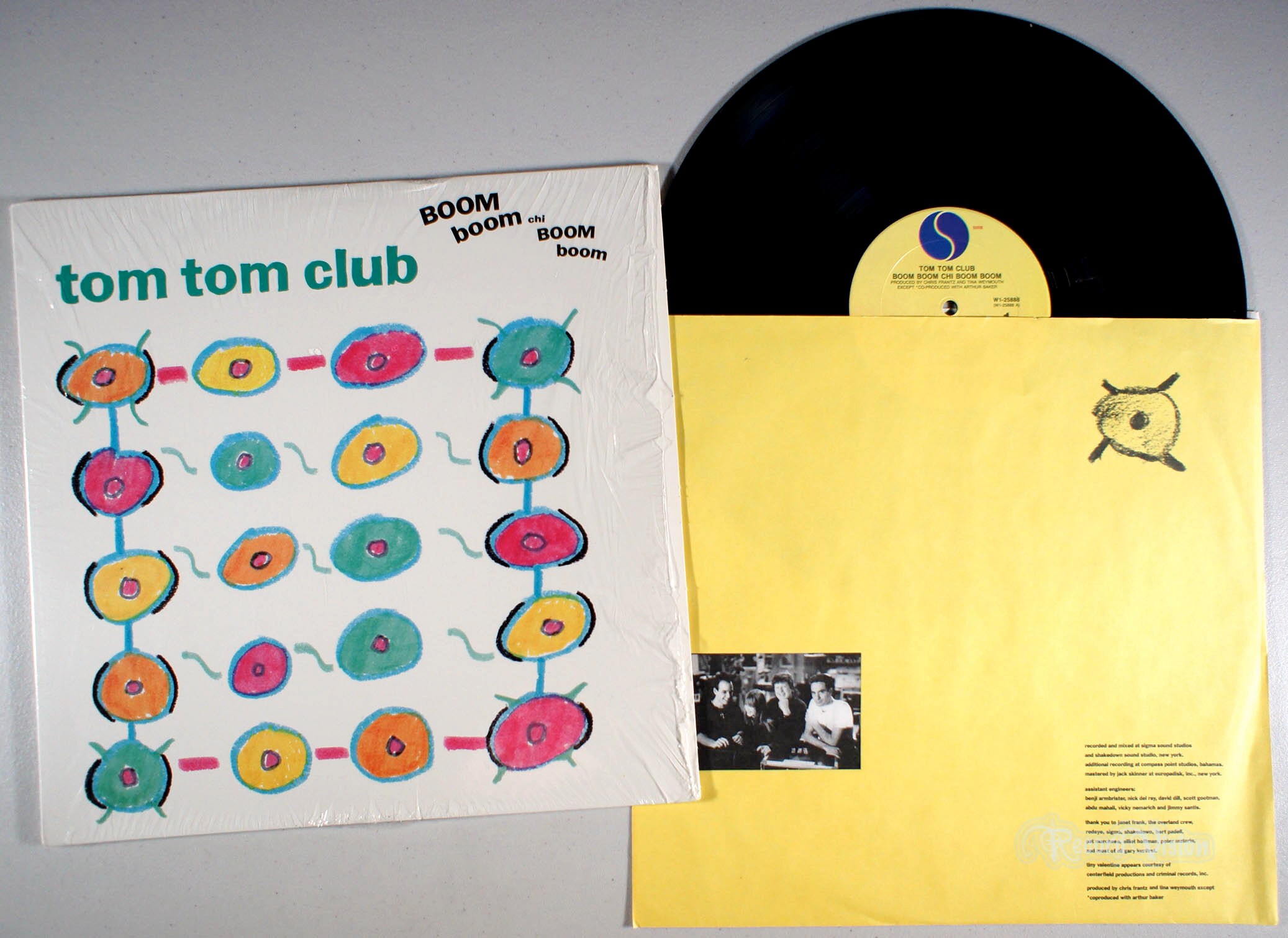 Tom Tom Club Boom Boom Chi Boom Boom 1989 Vinyl LP Etsy