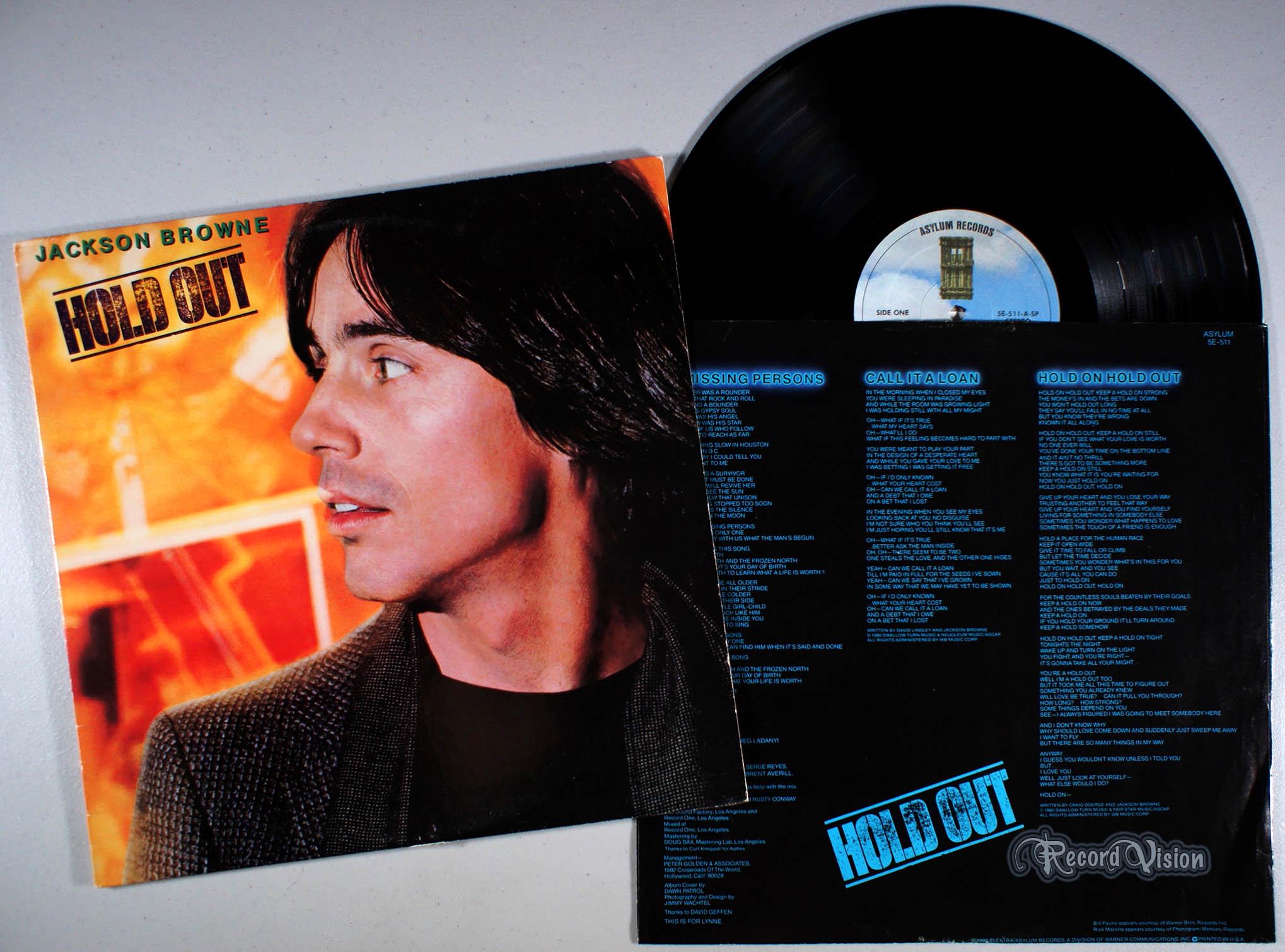 Jackson Browne - Hold Out (1980) Vinyl LP - Boulevard - Etsy New