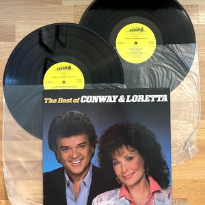 Conway Twitty and Loretta Lynn - Best Of (1987) 2-LP Vinyl - Greatest Hits