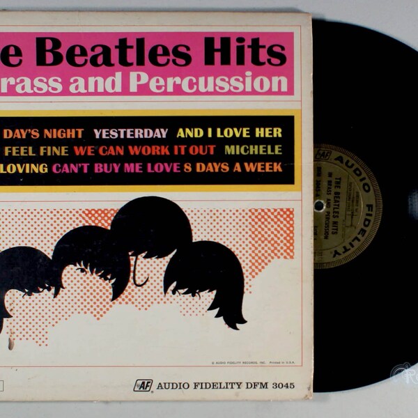 Beatles Hits in Brass and Percussion (1966) Vinyl LP - Tony Esposito, Yesterday