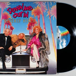 Down and Out in Beverly Hills (1986) Vinyl LP - Little Richard & David Lee Roth