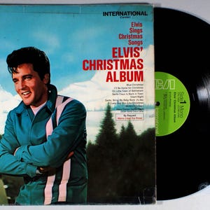 Elvis Presley - Elvis&#39; Christmas Album (1970) Vinyl LP - UK Import - Blue