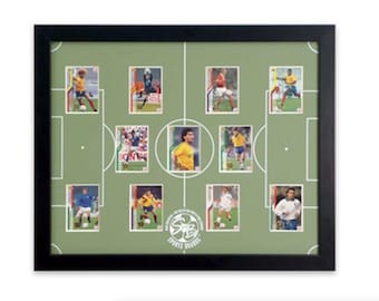 Soccer Display Board: Trading Card Sports Field Frame 18x22