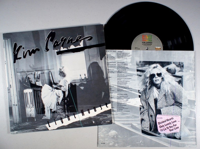 Kim Carnes Light House 1986 Vinyl LP Divided Hearts, Lighthouse image 1