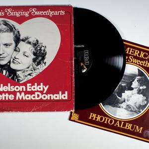 Nelson Eddy & Jeanette MacDonald - America&#39;s Singing Sweethearts (1978) Vinyl LP