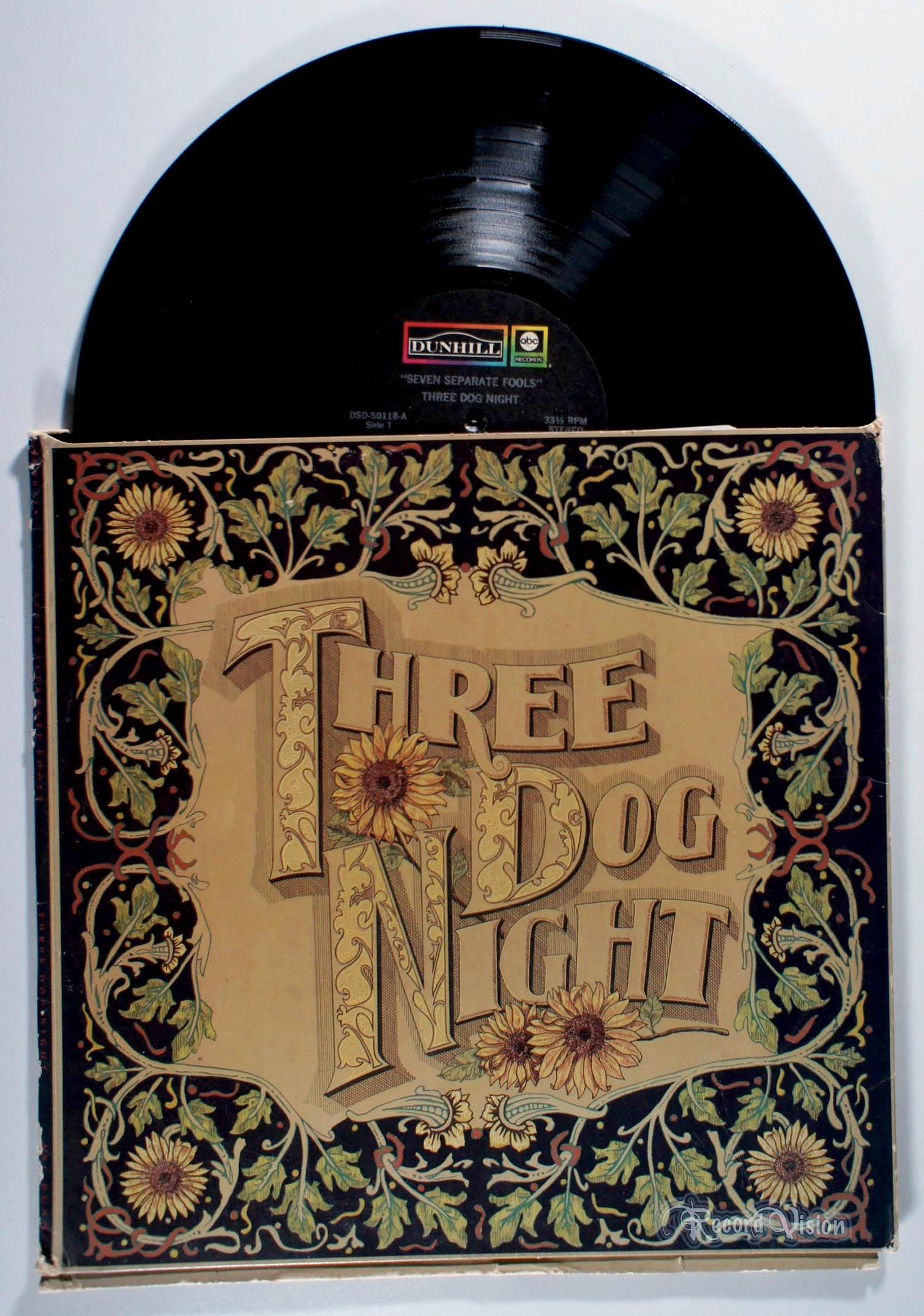 Three Dog Night - Seven Separate Fools (1972) Vinyl LP - Black and
