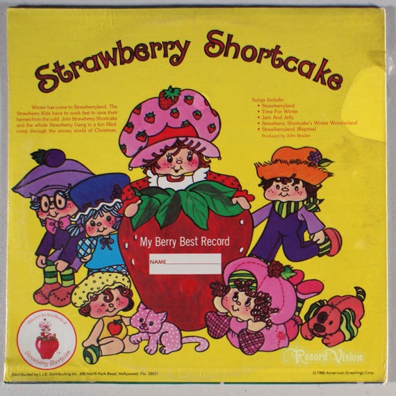 Strawberry Shortcake Christmas Album 1981 Sealed Vinyl Etsy Strawberry Shortcake Christmas Album 1981 Sealed Vinyl Etsy