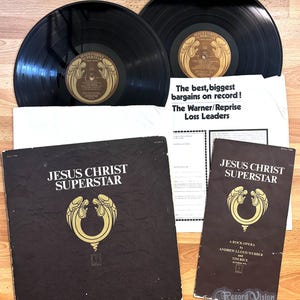 Jesus Christ Superstar (1970) 2-LP Vinyl + BOOK - Soundtrack Andrew Lloyd Webber