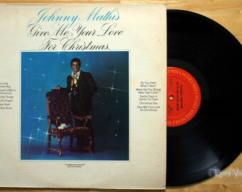 Johnny Mathis - Give Me Your Love for Christmas (1969) Vinyl LP - Holiday