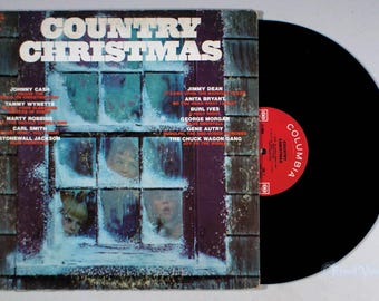 Country Christmas (Columbia) (1968) Vinyl LP - Johnny Cash, Tammy Wynette