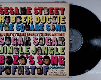 Sesame Street and Other Children's Songs (1970) Vinyl LP - Pickwick