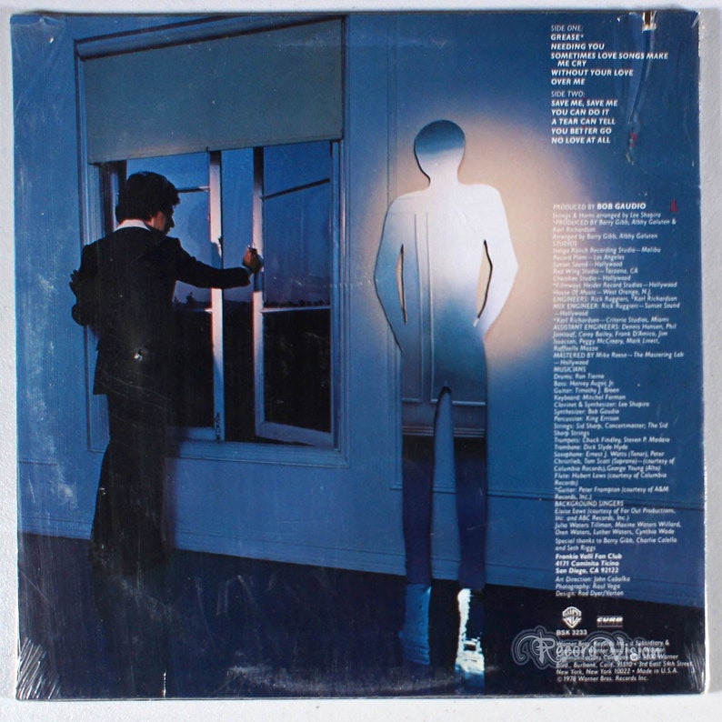 Frankie Valli Is the Word 1978 SEALED Vinyl LP Grease Etsy