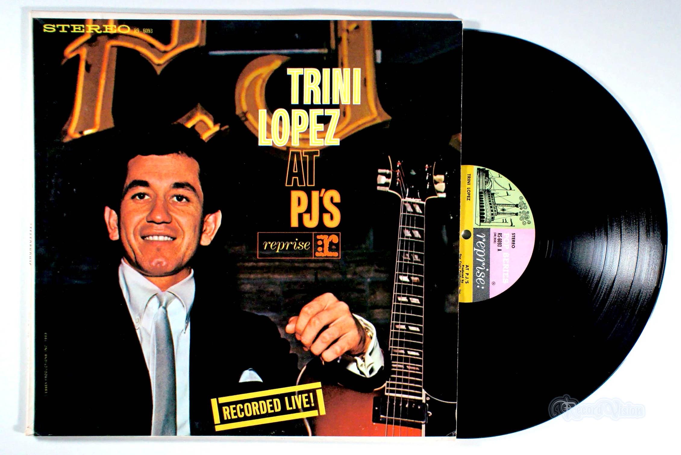 Trini Lopez - At PJ's (1963) Vinyl LP - La Bamba, If I Had a Hammer, Latin Folk
