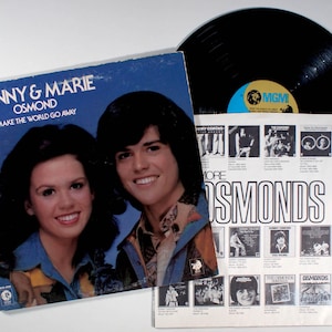 Donny and Marie Osmond - Make the World Go Away (1975) Vinyl LP -  &