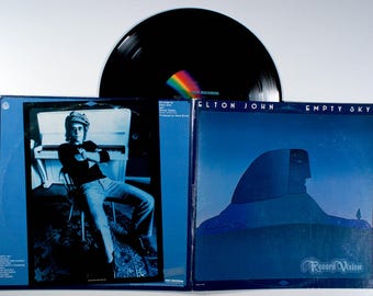 Elton John - Empty Sky (1969 / 75) Vinyl LP - Debut Album, Skyline Pigeon