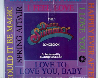 Allison Coleman - The Donna Summer Songbook (1978) [SELLADO] LP de vinilo - Disco